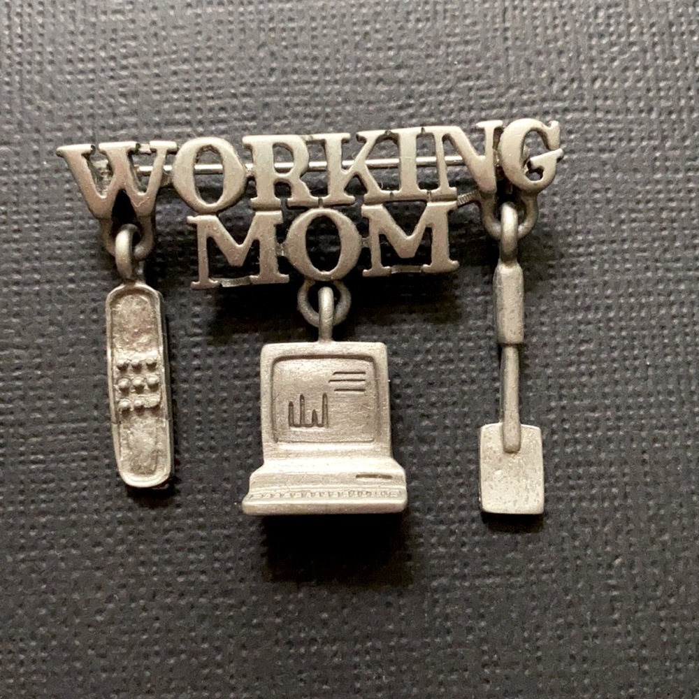 Working Mom Brooch